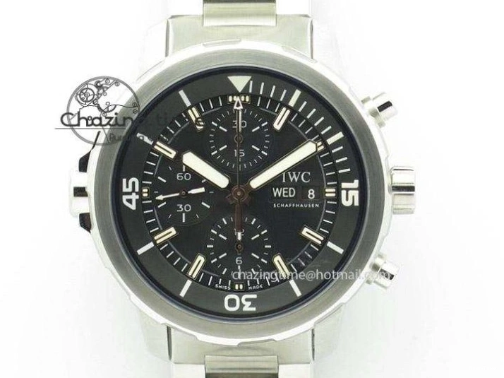 MIROTIME 0105 Aquatimer Chrono SS V6SF 1:1 Best Edition Blue Dial on SS Bracelet A Modern 7032